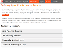 Tablet Screenshot of javasprint.com